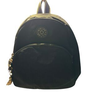 Kipling Black small nylon unisex Backpack